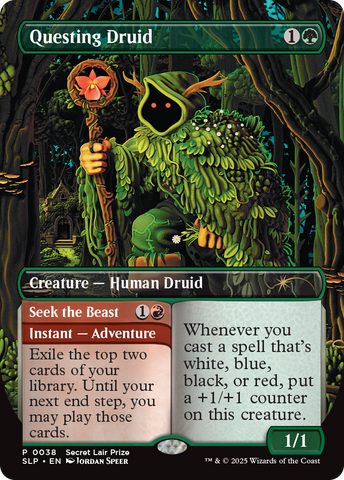 Questing Druid (SLP-038)  Foil - Secret Lair Showdown