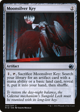 Moonsilver Key (MID-255)  Foil - Innistrad: Midnight Hunt