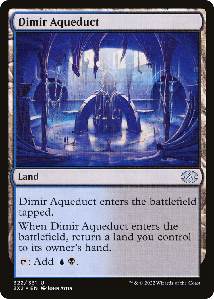 Dimir Aqueduct (2X2-322)  Foil - Double Masters 2022