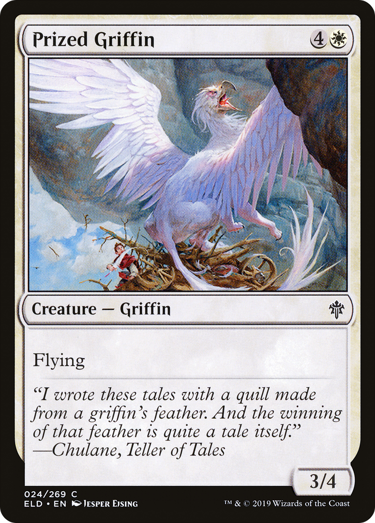 Prized Griffin (ELD-024)  Foil - Throne of Eldraine