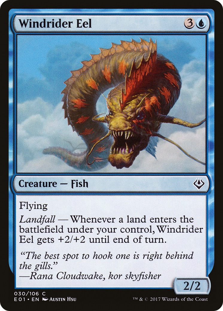 Windrider Eel (AC2-030)  - Archenemy: Nicol Bolas