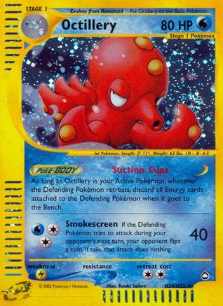 Octillery (H20) H20  - Holofoil Aquapolis - Holo Rare