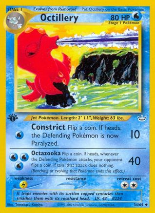 Octillery 034/64  - Unlimited Neo Revelation - Uncommon