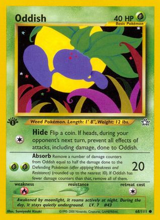 Oddish 068/111  - Unlimited Neo Genesis - Common