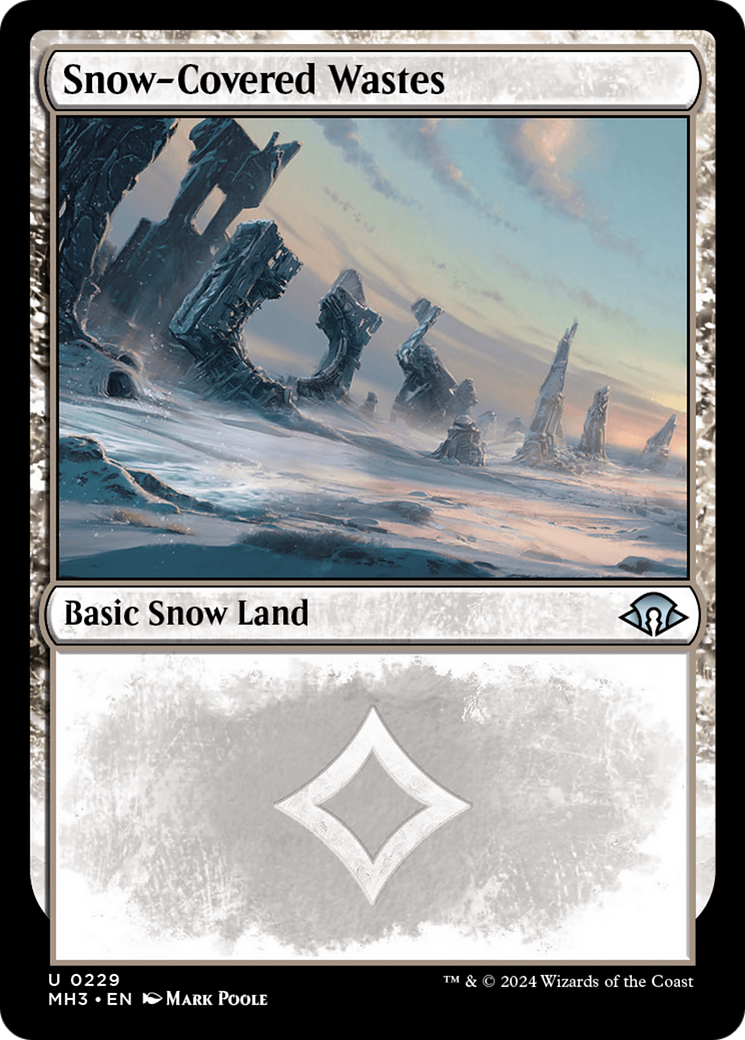 Snow-Covered Wastes (0229) (MH3-229)  - Modern Horizons 3: (snow)
