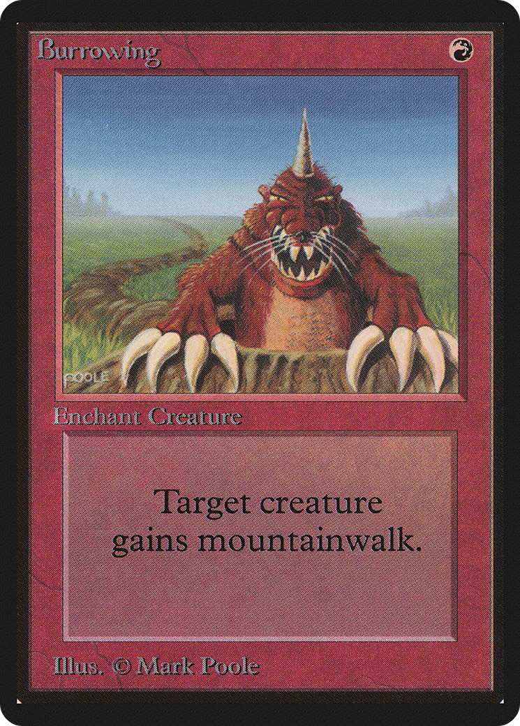Burrowing (LEB-)  - Limited Edition Beta