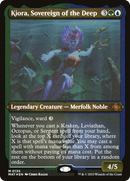 Kiora, Sovereign of the Deep (MAT-135)  Etched Foil - March of the Machine: The Aftermath