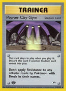 Pewter City Gym 115/132  - 1st Edition Gym Heroes - Uncommon
