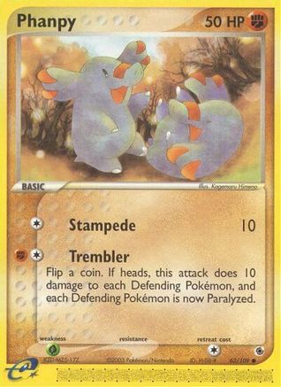 Phanpy 062/109  - Reverse Holofoil Ruby and Sapphire - Common