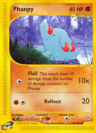 Phanpy 100/147  Aquapolis - Common