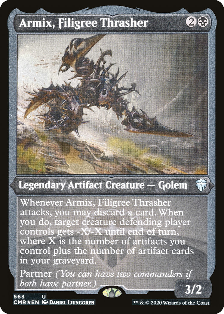 Armix, Filigree Thrasher (Foil Etched) (CMR-563)  Foil - Commander Legends