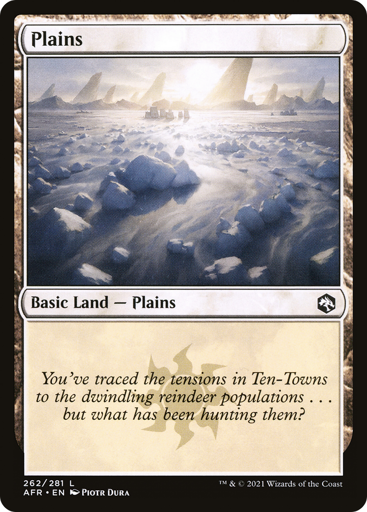 Plains (262) (AFR-262)  Foil - Adventures in the Forgotten Realms