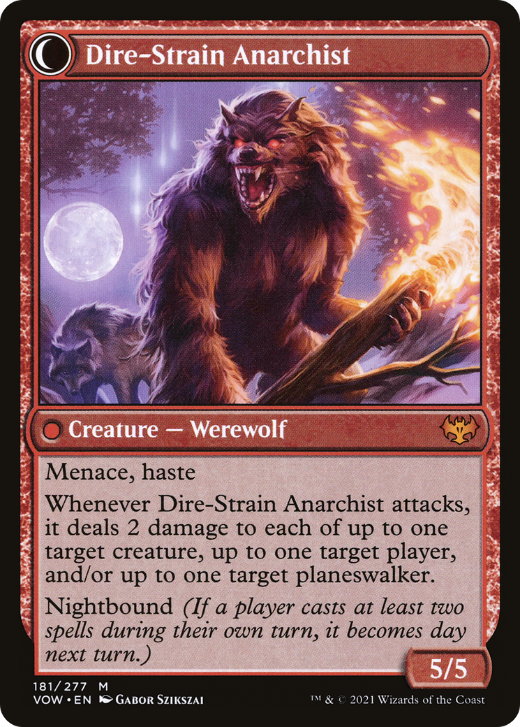 Volatile Arsonist (VOW-181)  - Innistrad: Crimson Vow: (Double Faced Transform)
