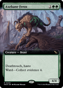 Axebane Ferox (Extended Art) (MKM-409)  - Murders at Karlov Manor: (Extended Art)