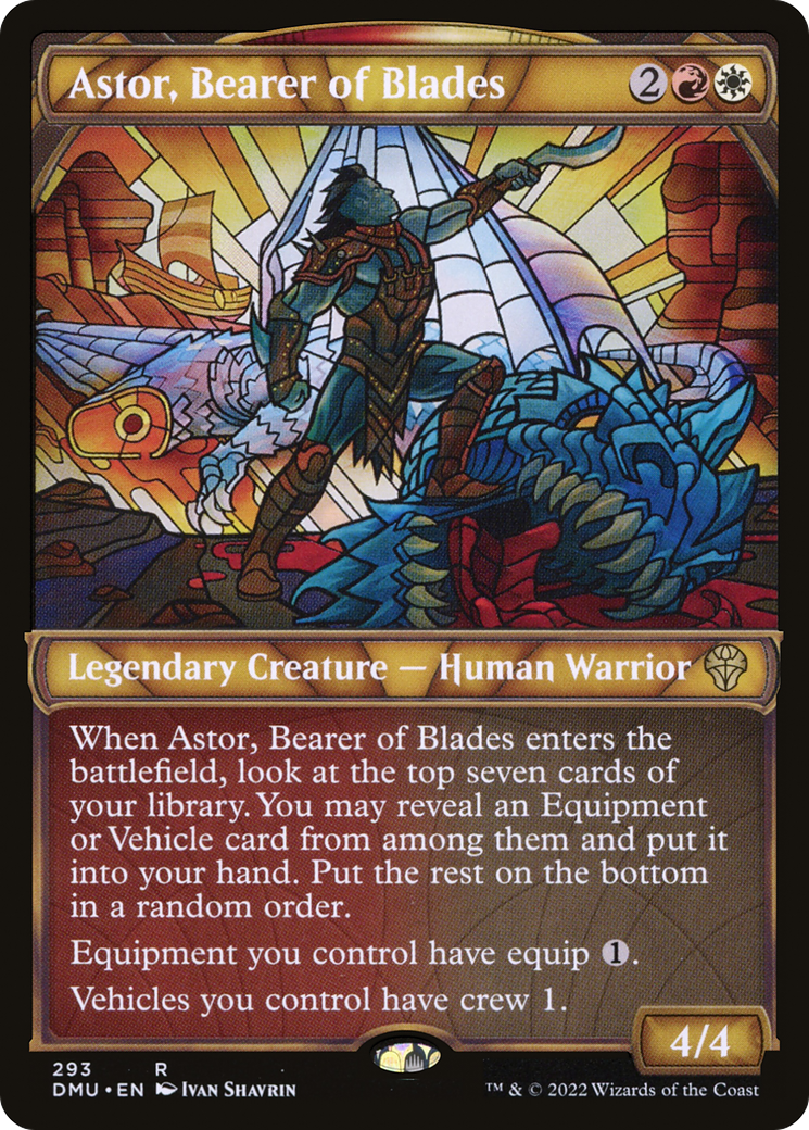 Astor, Bearer of Blades (Showcase) (DMU-293)  - Dominaria United: (Showcase)