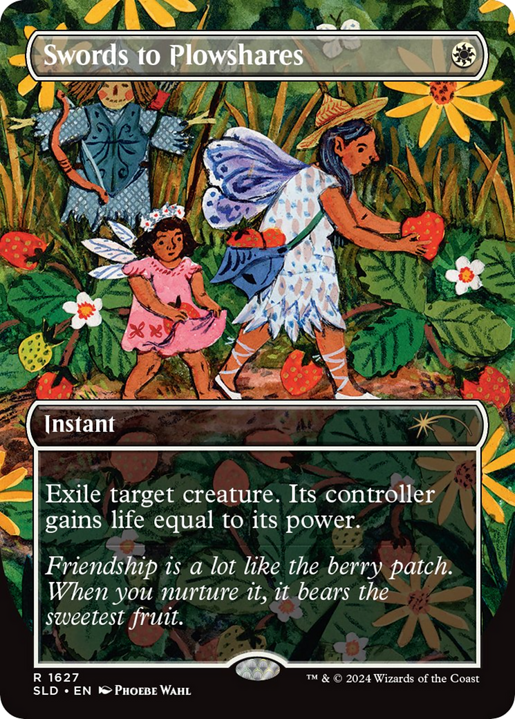 Swords to Plowshares (1627) (SLD-1627)  - Secret Lair Drop (Borderless)