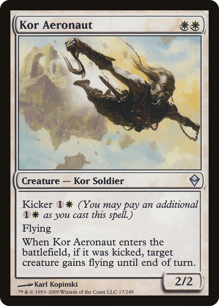 Kor Aeronaut (ZEN-017)  Foil - Zendikar