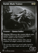 Parish-Blade Trainee (DBL-296)  Foil - Innistrad: Double Feature
