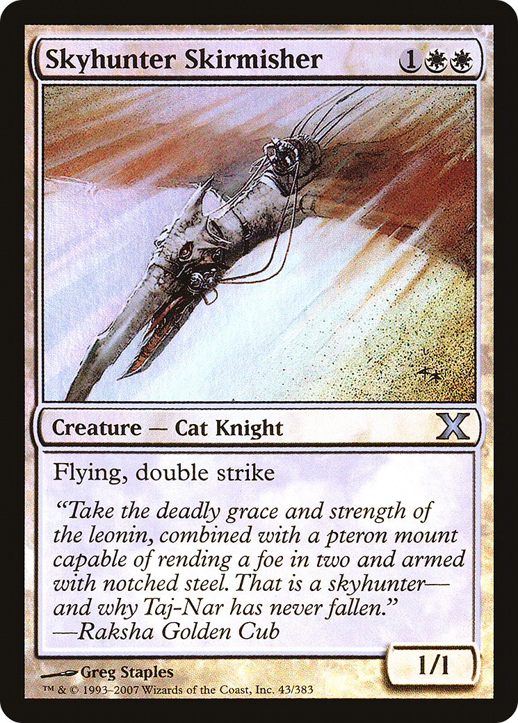 Skyhunter Skirmisher (10E-43★)  Foil - Tenth Edition