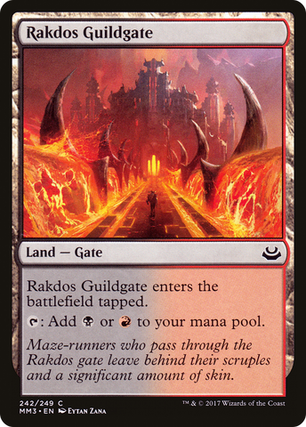 Rakdos Guildgate (MM3-242)  - Modern Masters 2017