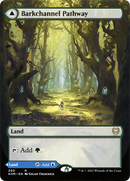 Barkchannel Pathway (Borderless) (KHM-290)  - Kaldheim: (Showcase) (Borderless)