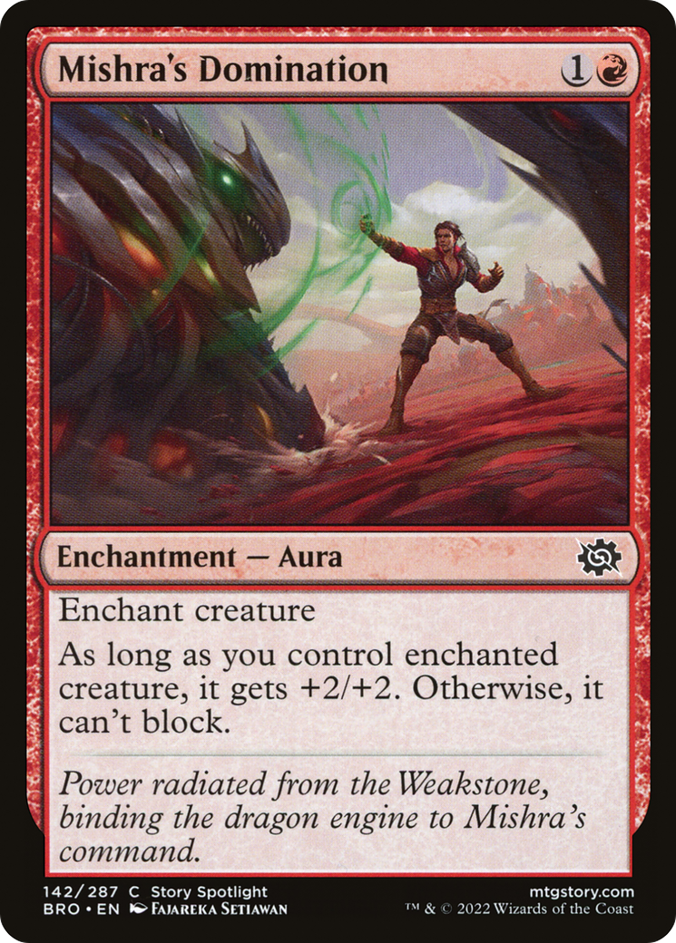 Mishra's Domination (BRO-142)  Foil - The Brothers' War