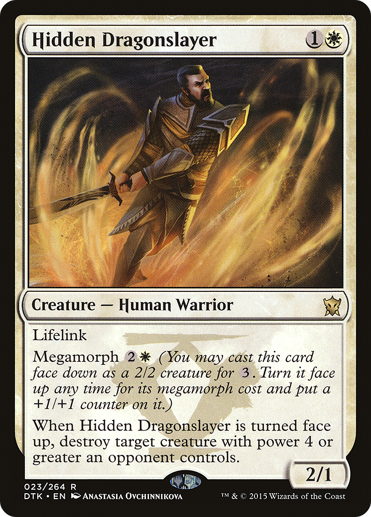 Hidden Dragonslayer (DTK-023)  - Dragons of Tarkir