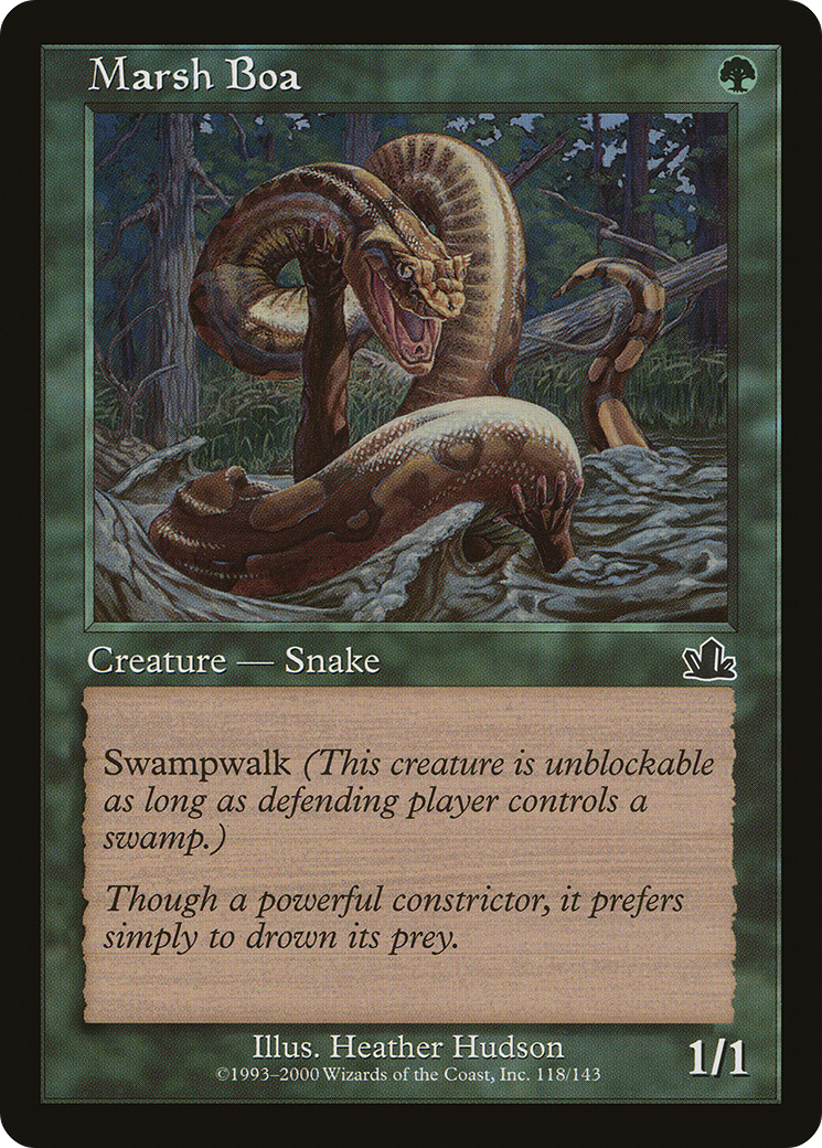 Marsh Boa (PCY-118)  Foil - Prophecy