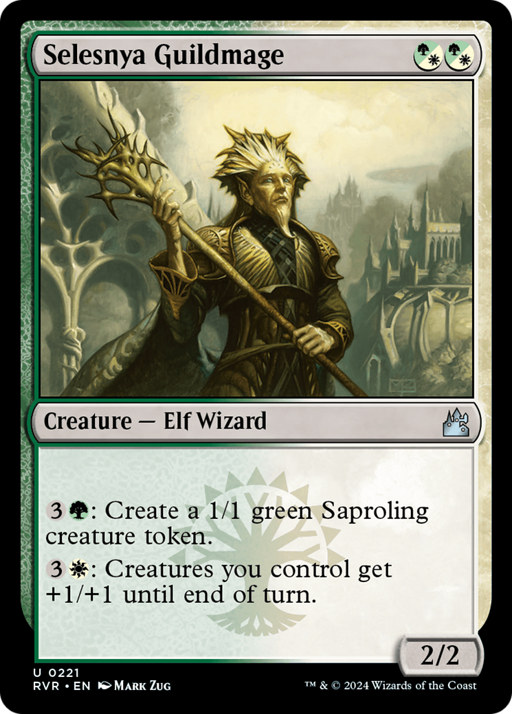 Selesnya Guildmage (RVR-221)  Foil - Ravnica Remastered
