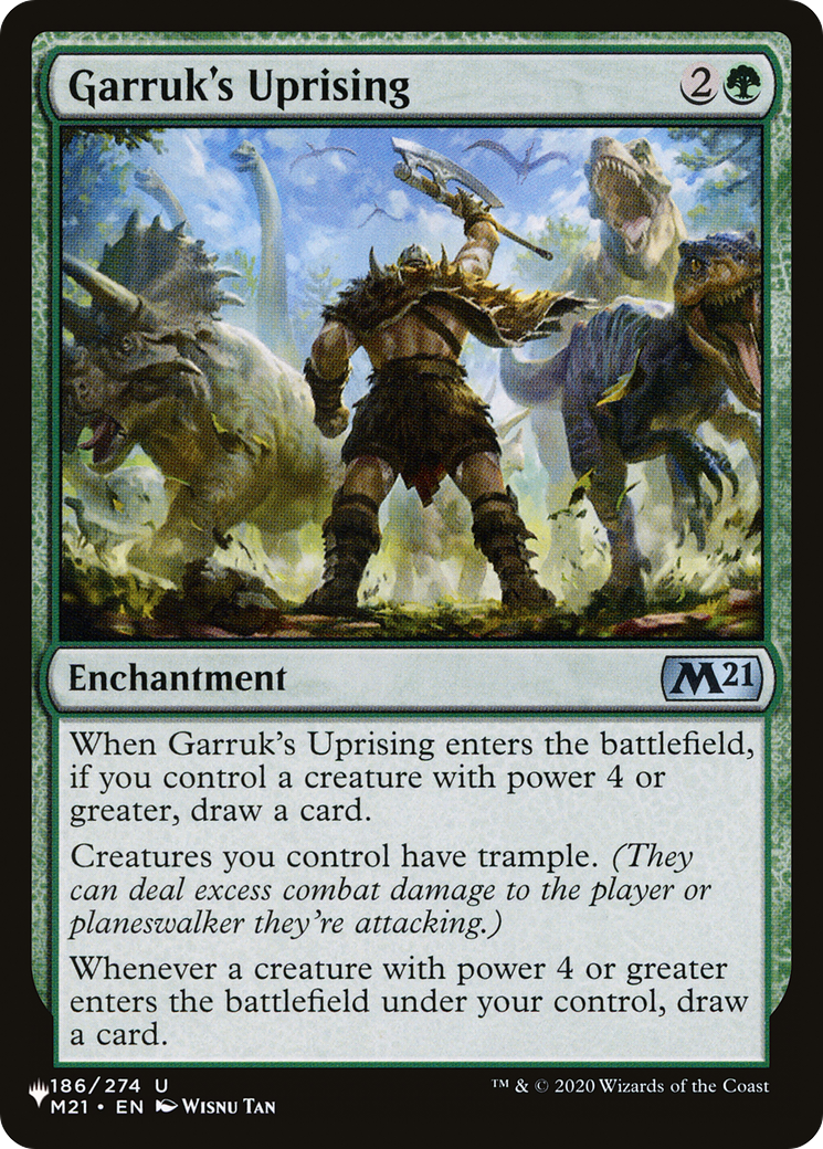 Garruk's Uprising (LIST-186/274)  - The List