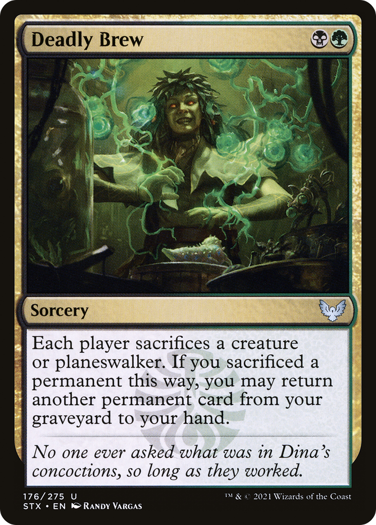 Deadly Brew (STX-176)  Foil - Strixhaven: School of Mages