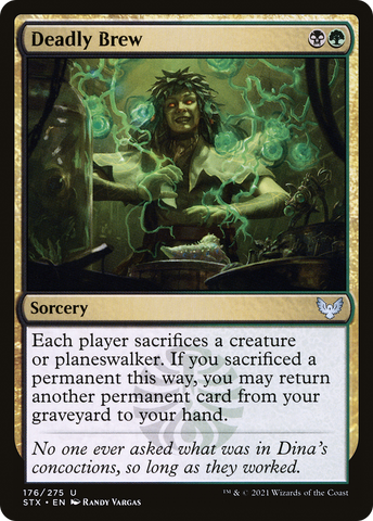Deadly Brew (STX-176)  Foil - Strixhaven: School of Mages