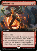 Into the Fire (Extended Art) (MOM-364)  Foil - March of the Machine: (Extended Art)