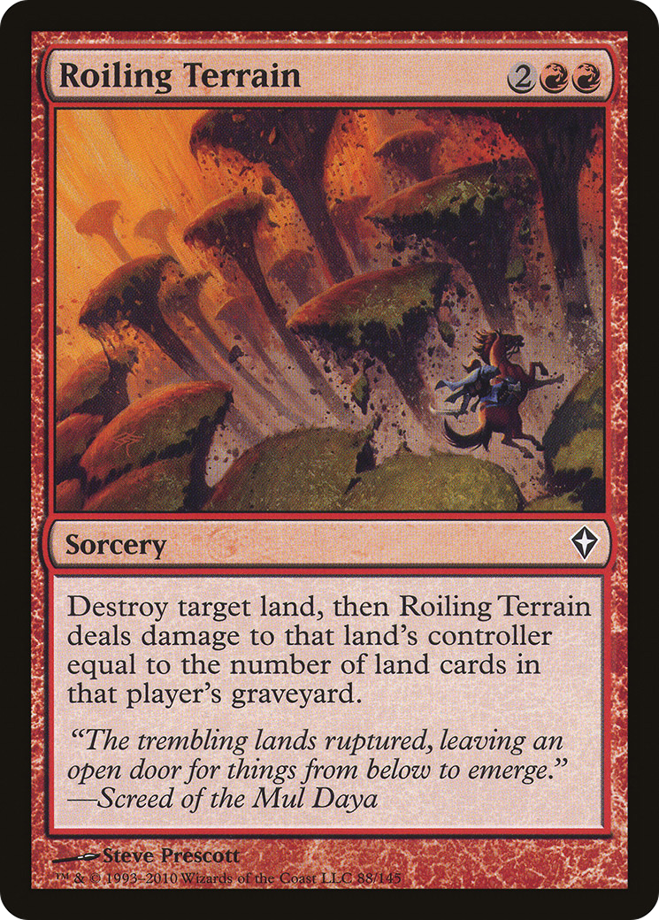 Roiling Terrain (WWK-088)  - Worldwake