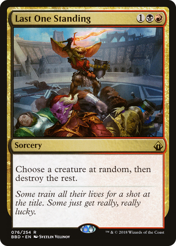 Last One Standing (BBD-076)  Foil - Battlebond