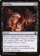 Foul Play (MID-101)  Foil - Innistrad: Midnight Hunt