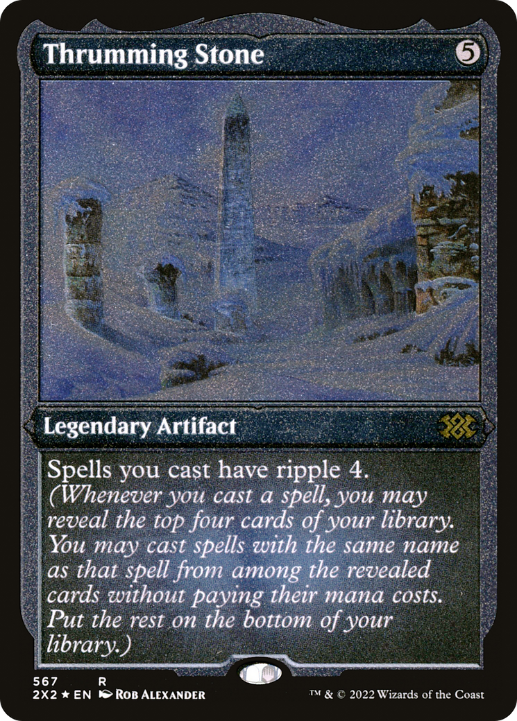 Thrumming Stone (Foil Etched) (2X2-567)  Foil - Double Masters 2022