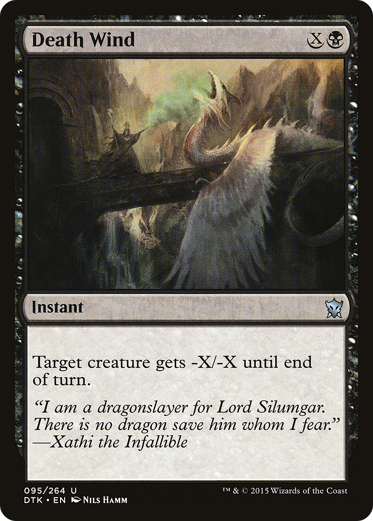 Death Wind (DTK-095)  Foil - Dragons of Tarkir