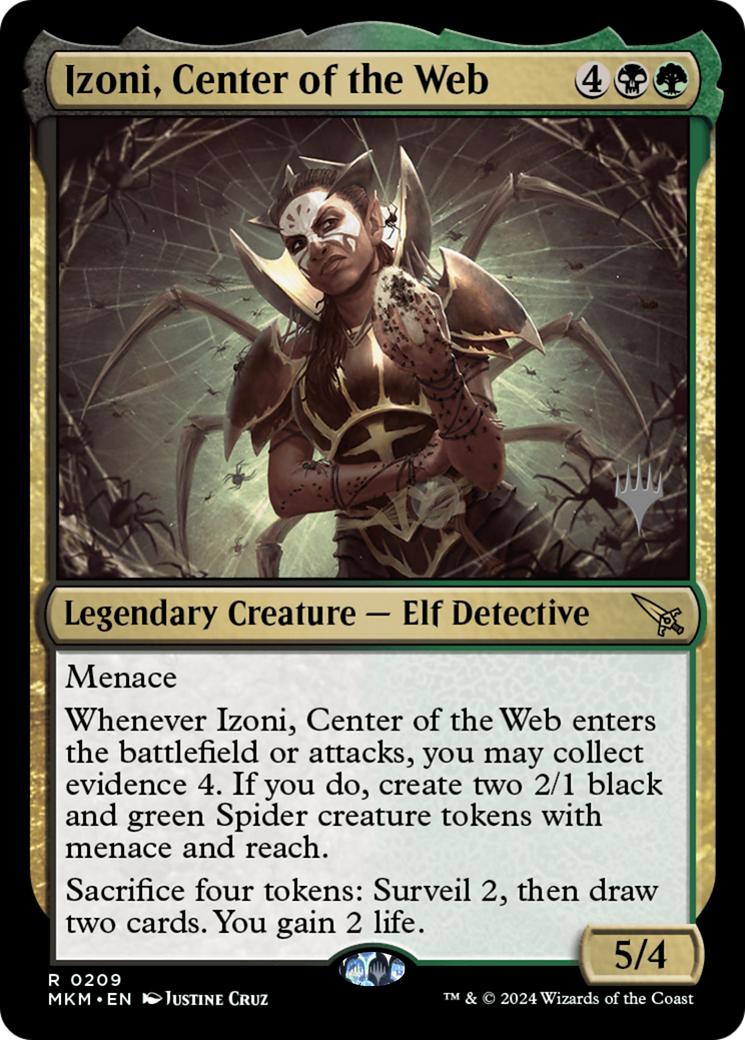 Izoni, Center of the Web (PPMKM-209)  - Murders at Karlov Manor Promos