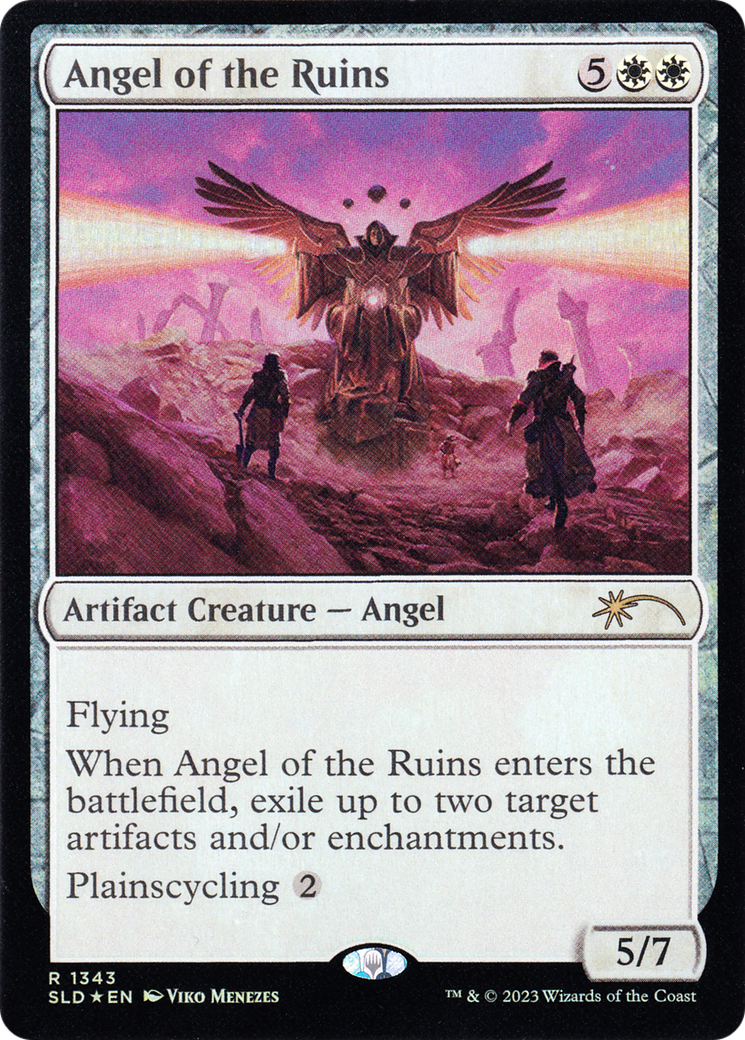 Angel of the Ruins (1343) (SLD-1343)  Foil - Secret Lair Drop