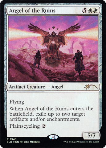 Angel of the Ruins (1343) (SLD-1343)  Foil - Secret Lair Drop