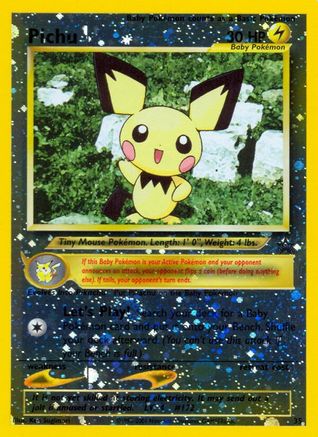 Pichu 035/53  - Reverse Holofoil WoTC Promo - Promo