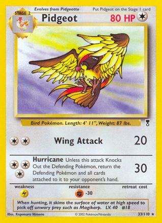 Pidgeot 033  Legendary Collection - Rare