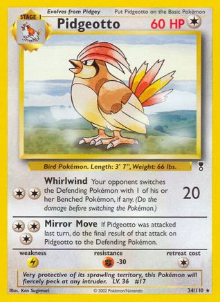 Pidgeotto 034  Legendary Collection - Rare