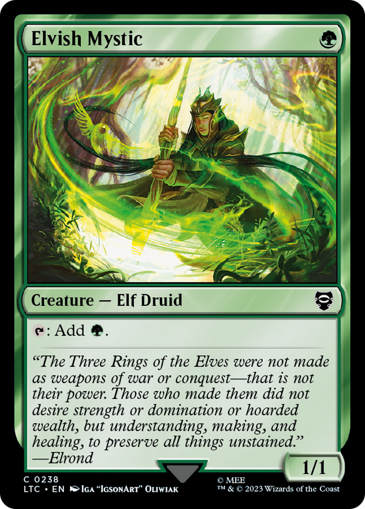 Elvish Mystic (LTC-238)  - Tales of Middle-earth Commander