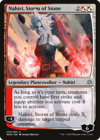 Nahiri, Storm of Stone (WAR-233)  - War of the Spark