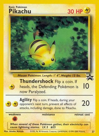 Pikachu (27) 027/53  WoTC Promo - Promo