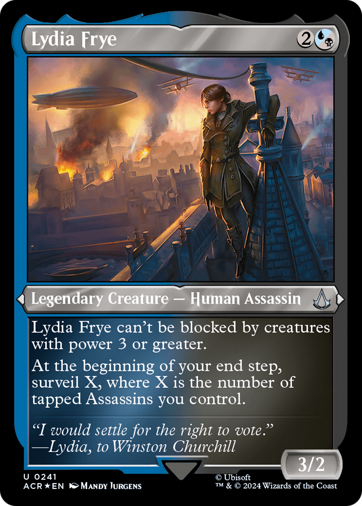 Lydia Frye (ACR-241)  Etched Foil - Assassin's Creed