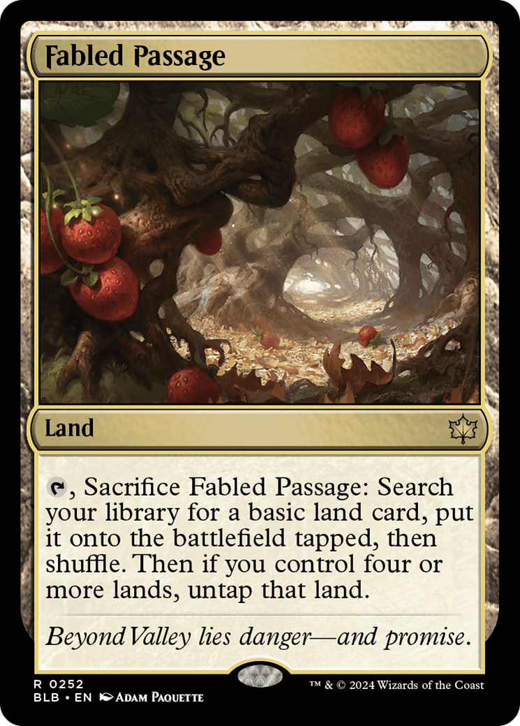 Fabled Passage (BLB-252)  Foil - Bloomburrow
