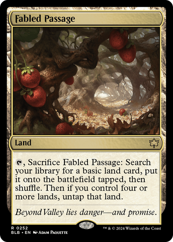 Fabled Passage (BLB-252)  Foil - Bloomburrow